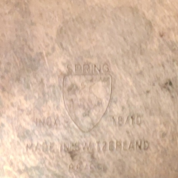 Vintage "Spring"  Copper Bottom Mini Sainless Steel Pot Made In Switzerland - Picture 4 of 4